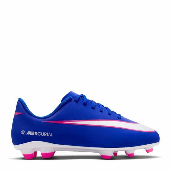 Nike Mercurial Vapor 16 Club Juniors Firm Ground Football Boots Blue/Wht/Pink 