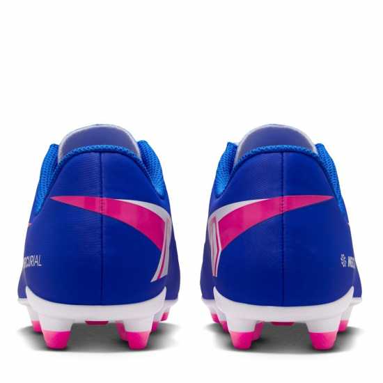 Nike Mercurial Vapor 16 Club Juniors Firm Ground Football Boots Blue/Wht/Pink 