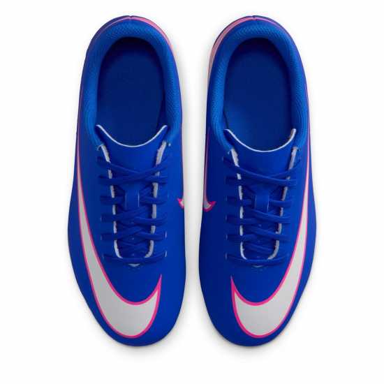 Nike Mercurial Vapor 16 Club Juniors Firm Ground Football Boots Blue/Wht/Pink 