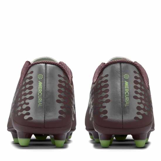Nike Mercurial Vapor 16 Club Juniors Firm Ground Football Boots Plum/Silver 