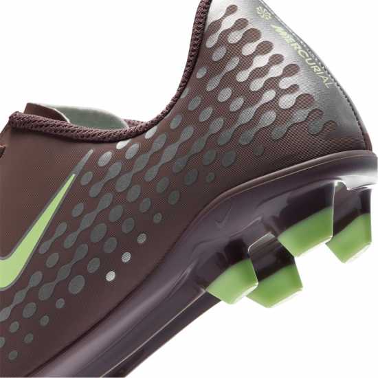 Nike Mercurial Vapor 16 Club Juniors Firm Ground Football Boots Plum/Silver 