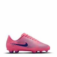 Nike Mercurial Vapor 16 Club Juniors Firm Ground Football Boots Pink/Black 