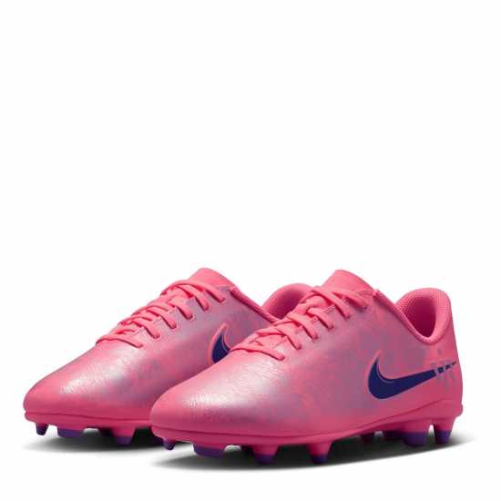 Nike Mercurial Vapor 16 Club Juniors Firm Ground Football Boots Pink/Black 