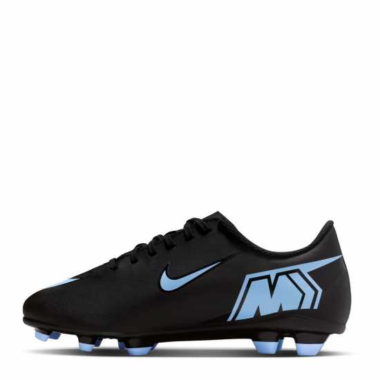 Nike Mercurial Vapor 16 Club Juniors Firm Ground Football Boots Black/Blue Детски футболни бутонки