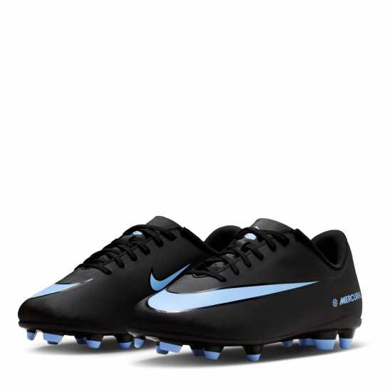 Nike Mercurial Vapor 16 Club Juniors Firm Ground Football Boots Black/Blue Детски футболни бутонки
