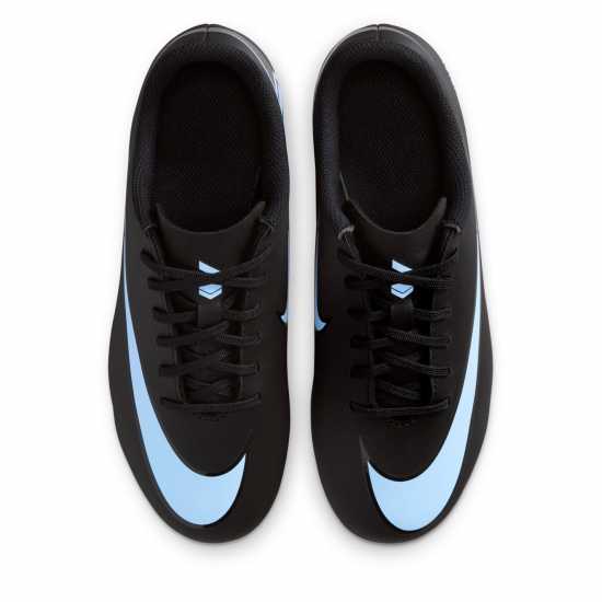 Nike Mercurial Vapor 16 Club Juniors Firm Ground Football Boots Black/Blue Детски футболни бутонки