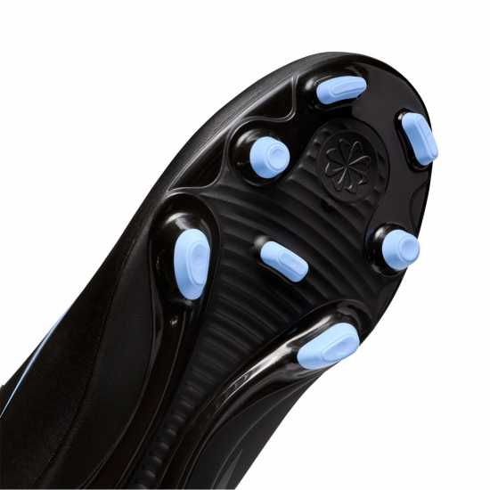 Nike Mercurial Vapor 16 Club Juniors Firm Ground Football Boots Black/Blue Детски футболни бутонки