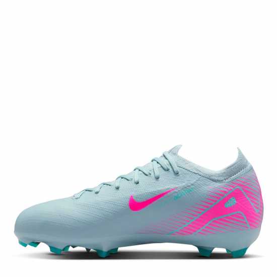 Nike Mercurial Vapor 16 Pro Juniors Firm Ground Football Boots Сиво/Розово Детски футболни бутонки