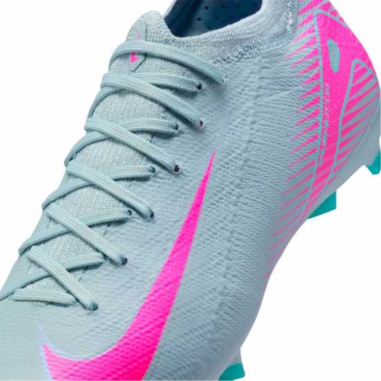 Nike Mercurial Vapor 16 Pro Juniors Firm Ground Football Boots Сиво/Розово Детски футболни бутонки