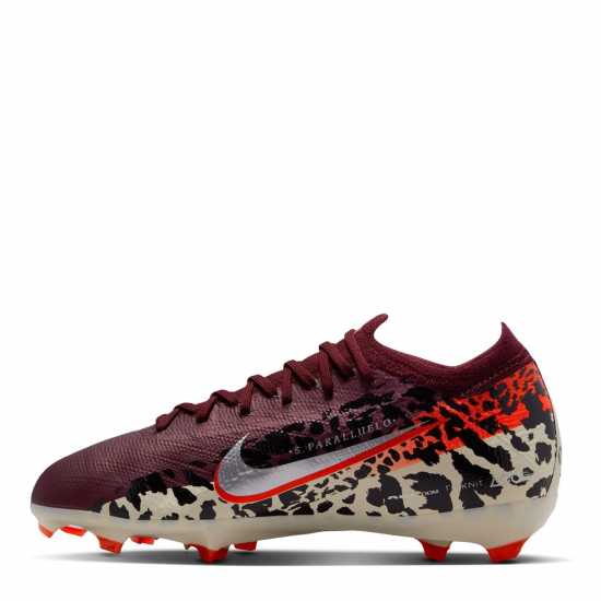 Nike Mercurial Vapor 16 Pro Juniors Firm Ground Football Boots Burgundy/Print 