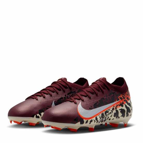Nike Mercurial Vapor 16 Pro Juniors Firm Ground Football Boots Burgundy/Print 