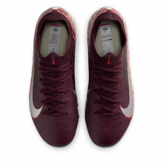 Nike Mercurial Vapor 16 Pro Juniors Firm Ground Football Boots Burgundy/Print 