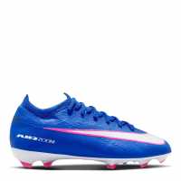 Nike Mercurial Vapor 16 Pro Juniors Firm Ground Football Boots Blue/Wht/Pink 