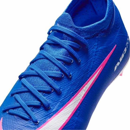 Nike Mercurial Vapor 16 Pro Juniors Firm Ground Football Boots Blue/Wht/Pink 