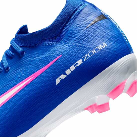 Nike Mercurial Vapor 16 Pro Juniors Firm Ground Football Boots Blue/Wht/Pink 