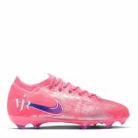 Nike Mercurial Vapor 16 Pro Juniors Firm Ground Football Boots Pink/Black 