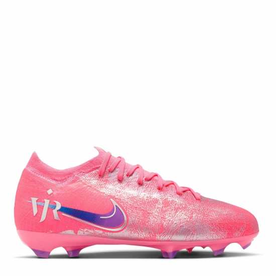 Nike Mercurial Vapor 16 Pro Juniors Firm Ground Football Boots Pink/Black 