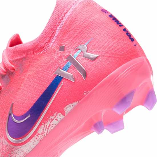 Nike Mercurial Vapor 16 Pro Juniors Firm Ground Football Boots Pink/Black 