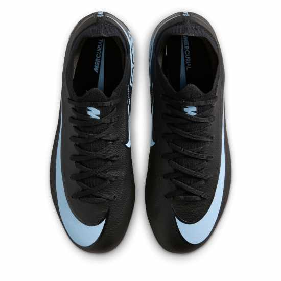 Nike Mercurial Vapor 16 Pro Juniors Firm Ground Football Boots Black/Blue Детски футболни бутонки