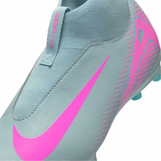 Nike Zoom Mercurial Superfly 10 Academy Juniors Firm Ground Football Boots Сиво/Розово Детски футболни бутонки