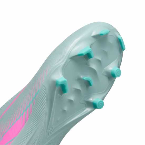 Nike Zoom Mercurial Superfly 10 Academy Juniors Firm Ground Football Boots Сиво/Розово Детски футболни бутонки