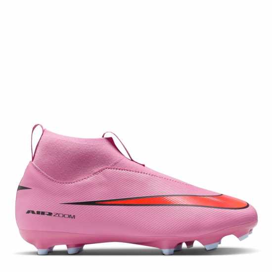 Детски футболни бутонки Nike Zoom Mercurial Superfly 10 Academy Juniors Firm Ground Football Boots Pink/Black Nike Zoom Mercurial Superfly 10 Academy Juniors Firm Ground Football Boots Pink/Black Детски футболни бутонки