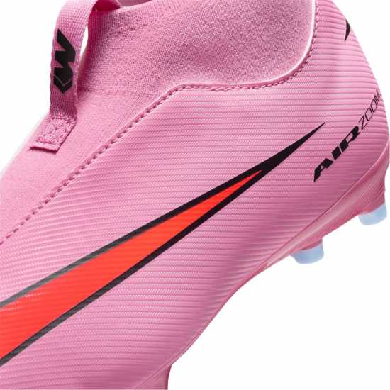 Детски футболни бутонки Nike Zoom Mercurial Superfly 10 Academy Juniors Firm Ground Football Boots Pink/Black Nike Zoom Mercurial Superfly 10 Academy Juniors Firm Ground Football Boots Pink/Black Детски футболни бутонки