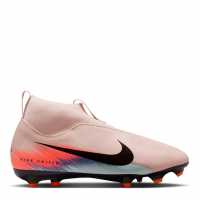 Nike Zoom Mercurial Superfly 10 Academy Juniors Firm Ground Football Boots Розово/Синьо 