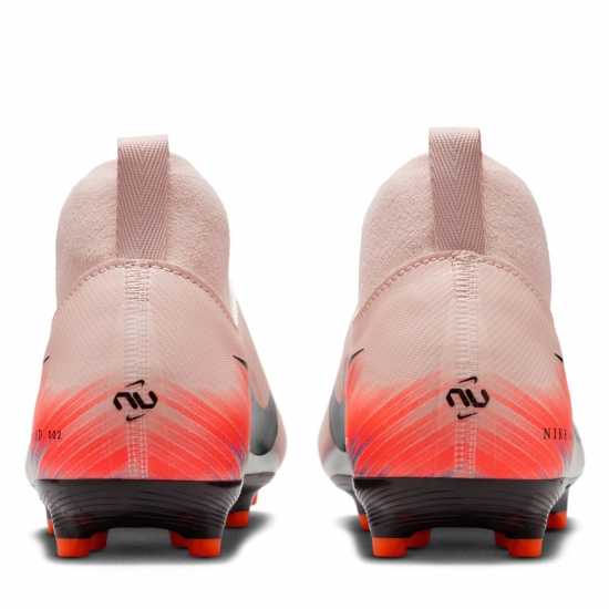 Nike Zoom Mercurial Superfly 10 Academy Juniors Firm Ground Football Boots Розово/Синьо 