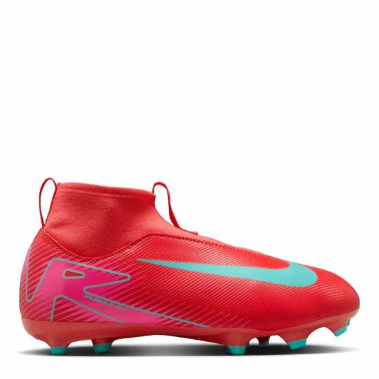 Детски футболни бутонки Nike Zoom Mercurial Superfly 10 Academy Juniors Firm Ground Football Boots Червено/Зелено Nike Zoom Mercurial Superfly 10 Academy Juniors Firm Ground Football Boots Червено/Зелено Детски футболни бутонки
