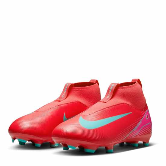 Детски футболни бутонки Nike Zoom Mercurial Superfly 10 Academy Juniors Firm Ground Football Boots Червено/Зелено Nike Zoom Mercurial Superfly 10 Academy Juniors Firm Ground Football Boots Червено/Зелено Детски футболни бутонки
