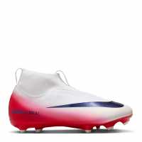 Nike Zoom Mercurial Superfly 10 Academy Juniors Firm Ground Football Boots Red/Black Детски футболни бутонки