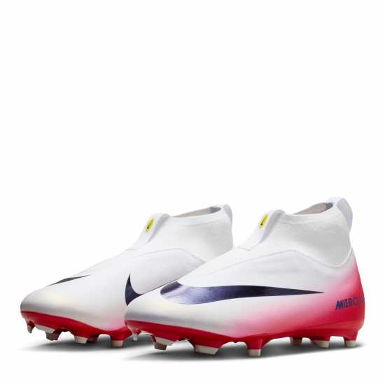 Nike Zoom Mercurial Superfly 10 Academy Juniors Firm Ground Football Boots Red/Black Детски футболни бутонки