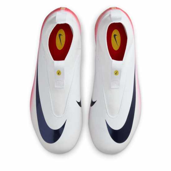 Nike Zoom Mercurial Superfly 10 Academy Juniors Firm Ground Football Boots Red/Black Детски футболни бутонки