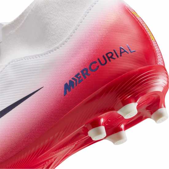 Nike Zoom Mercurial Superfly 10 Academy Juniors Firm Ground Football Boots Red/Black Детски футболни бутонки