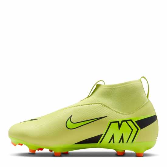 Nike Zoom Mercurial Superfly 10 Academy Juniors Firm Ground Football Boots Волт/Кримсън 