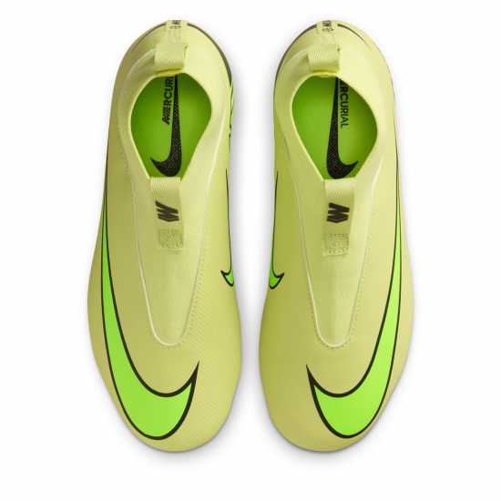 Nike Zoom Mercurial Superfly 10 Academy Juniors Firm Ground Football Boots Волт/Кримсън 