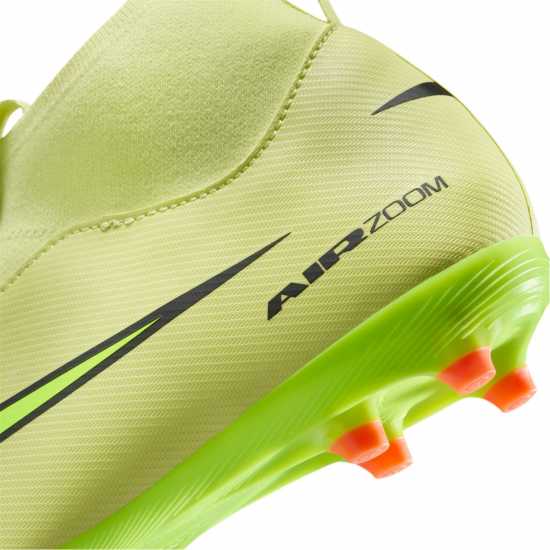 Nike Zoom Mercurial Superfly 10 Academy Juniors Firm Ground Football Boots Волт/Кримсън 