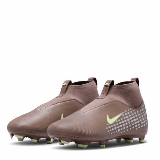 Nike Zoom Mercurial Superfly 10 Academy Juniors Firm Ground Football Boots Plum/Silver 