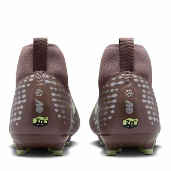 Nike Zoom Mercurial Superfly 10 Academy Juniors Firm Ground Football Boots Plum/Silver 
