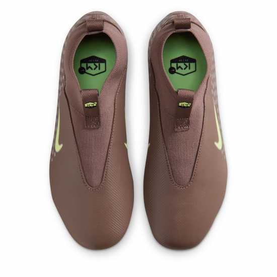 Nike Zoom Mercurial Superfly 10 Academy Juniors Firm Ground Football Boots Plum/Silver 