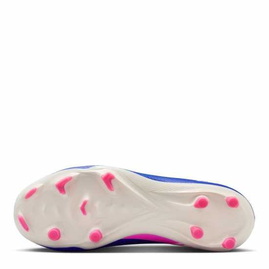 Nike Zoom Mercurial Superfly 10 Academy Juniors Firm Ground Football Boots Blue/Wht/Pink 