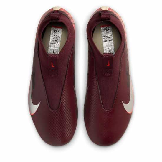 Nike Zoom Mercurial Superfly 10 Academy Juniors Firm Ground Football Boots Burgundy/Print 