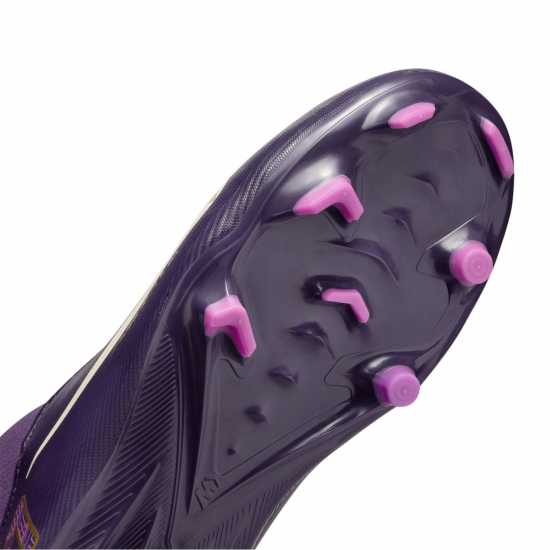 Nike Zoom Mercurial Superfly 10 Academy Juniors Firm Ground Football Boots Лилаво/Кремаво Детски футболни бутонки