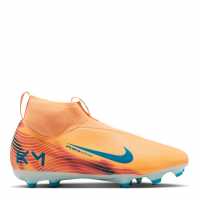 Nike Zoom Mercurial Superfly 10 Academy Juniors Firm Ground Football Boots Оранжево/Диня 