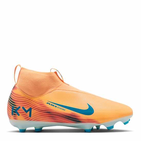 Nike Zoom Mercurial Superfly 10 Academy Juniors Firm Ground Football Boots Оранжево/Диня 