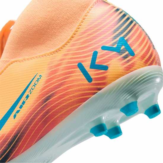 Nike Zoom Mercurial Superfly 10 Academy Juniors Firm Ground Football Boots Оранжево/Диня 