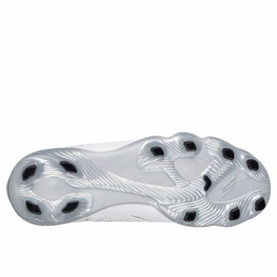 Детски футболни бутонки Skechers Razor Juniors Firm Ground Football Boots Бяло/сребро Skechers Razor Juniors Firm Ground Football Boots Бяло/сребро Детски футболни бутонки