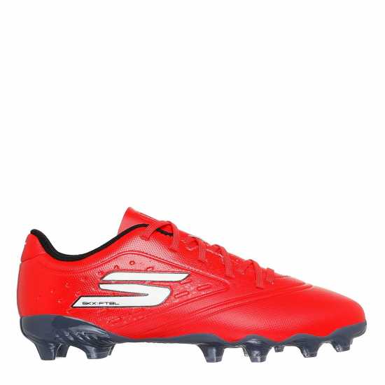 Skechers Razor Juniors Firm Ground Football Boots Red/Black 