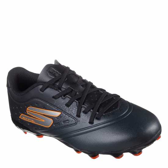 Детски футболни бутонки Skechers Razor Juniors Firm Ground Football Boots Black/Orange Skechers Razor Juniors Firm Ground Football Boots Black/Orange Детски футболни бутонки